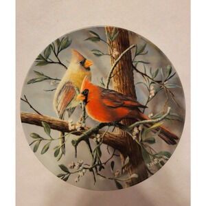 Vtg Knowles Birds of Your Garden The Cardinal by Kevin Daniel Plate #12350B
